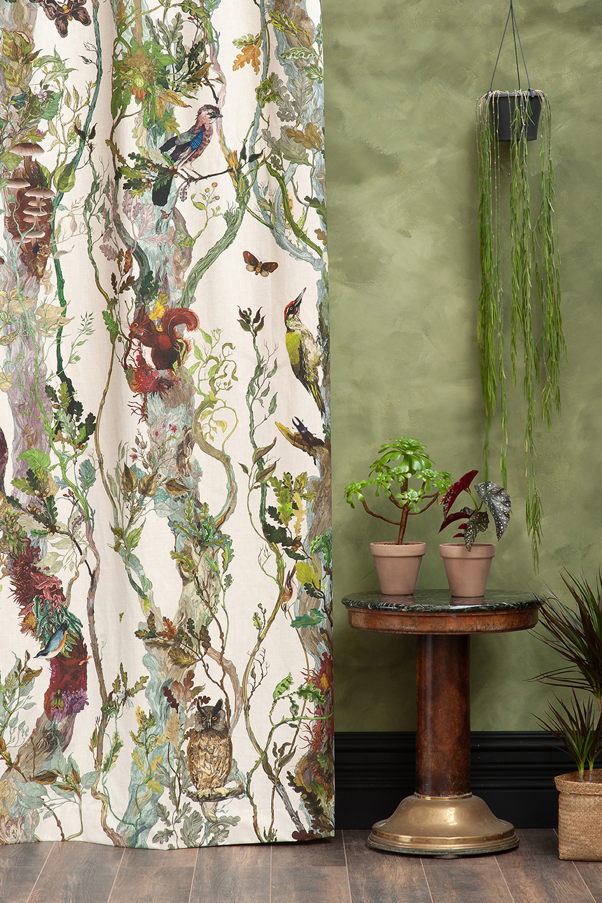 Indie Wood Cotton Linen Fabric / image 4