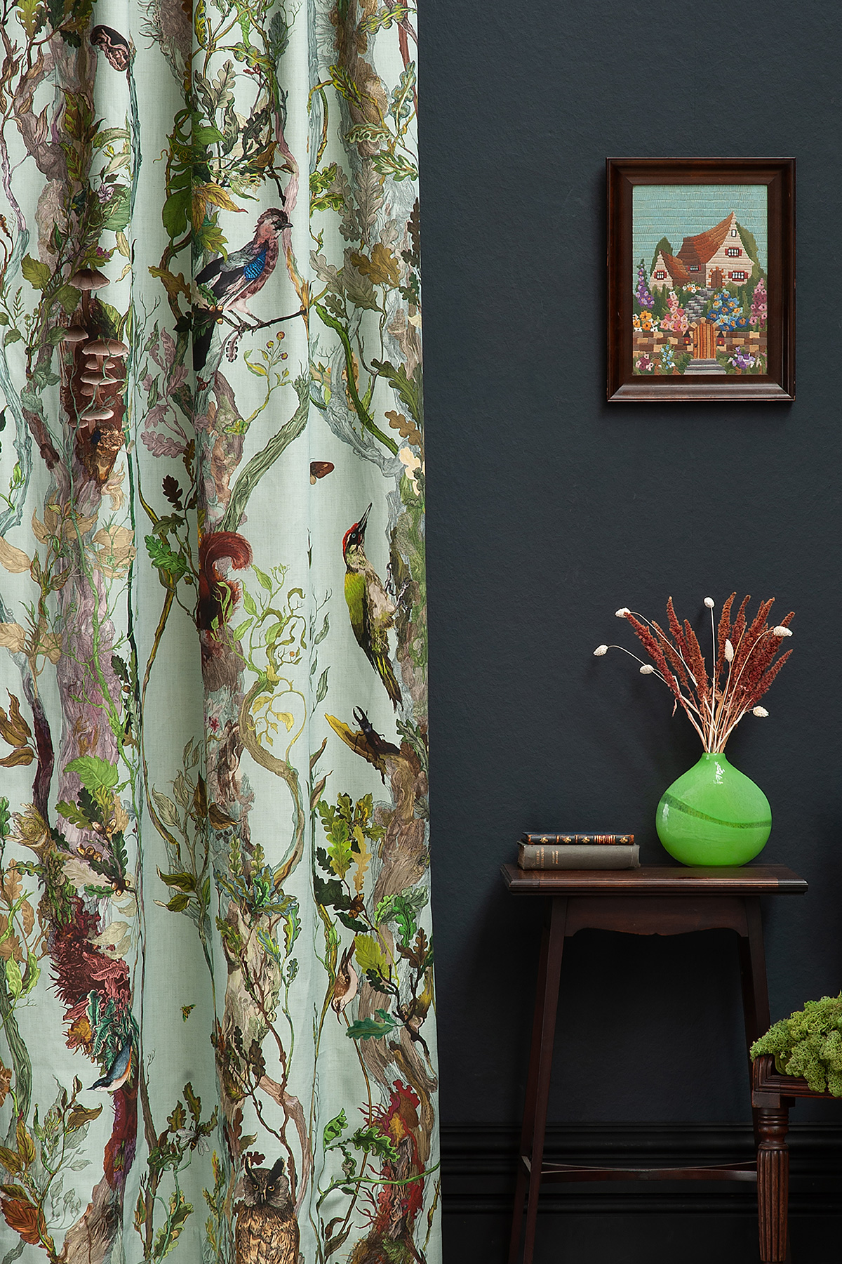 Indie Wood Cotton Linen Fabric / image 3