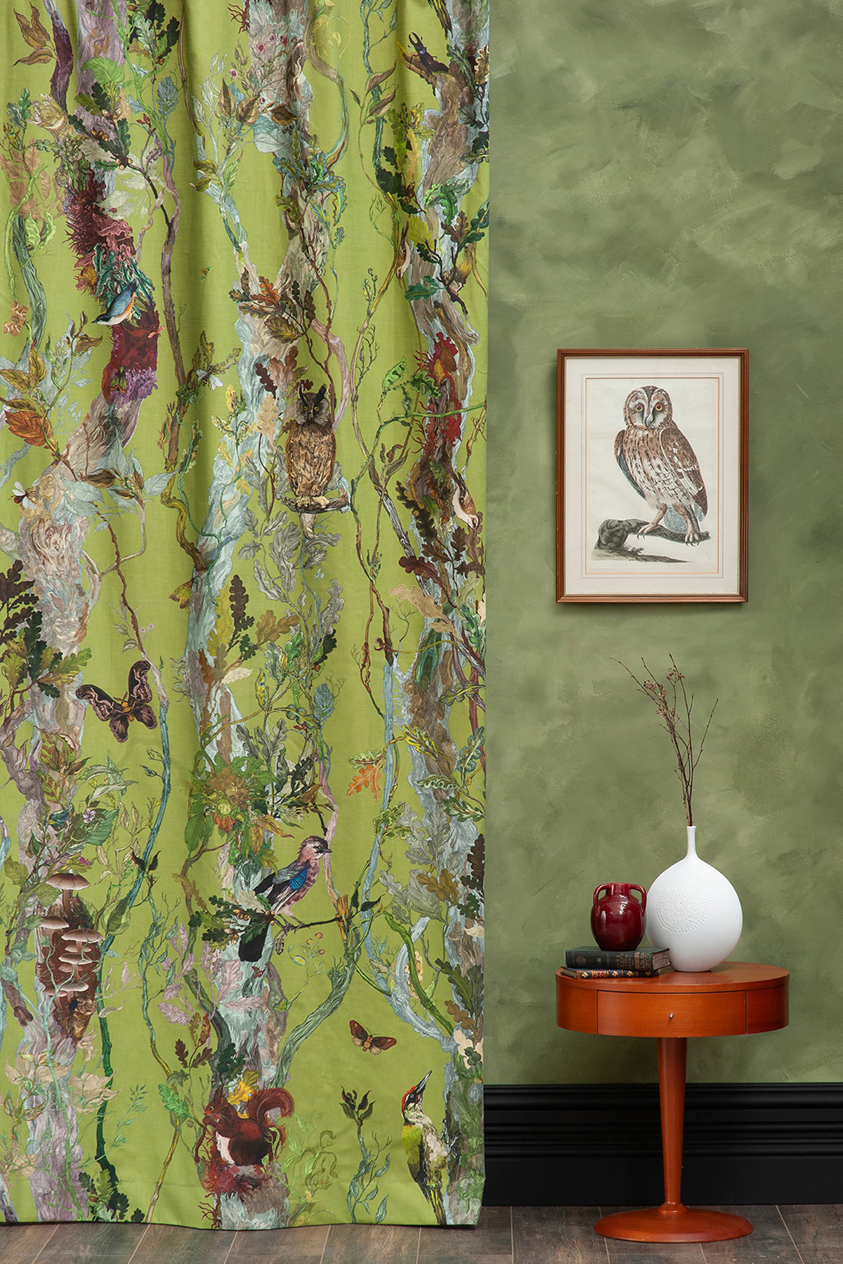 Indie Wood Cotton Linen Fabric / image 2