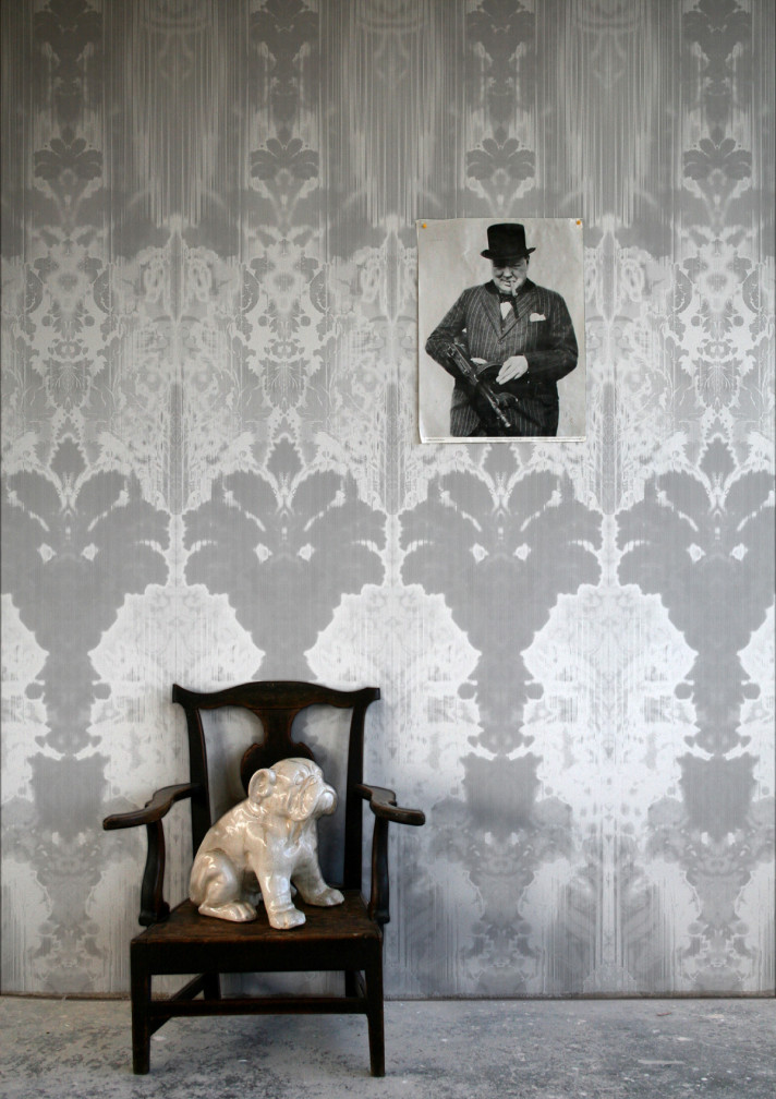 Ikat Damask Wallpaper Panels / image 2
