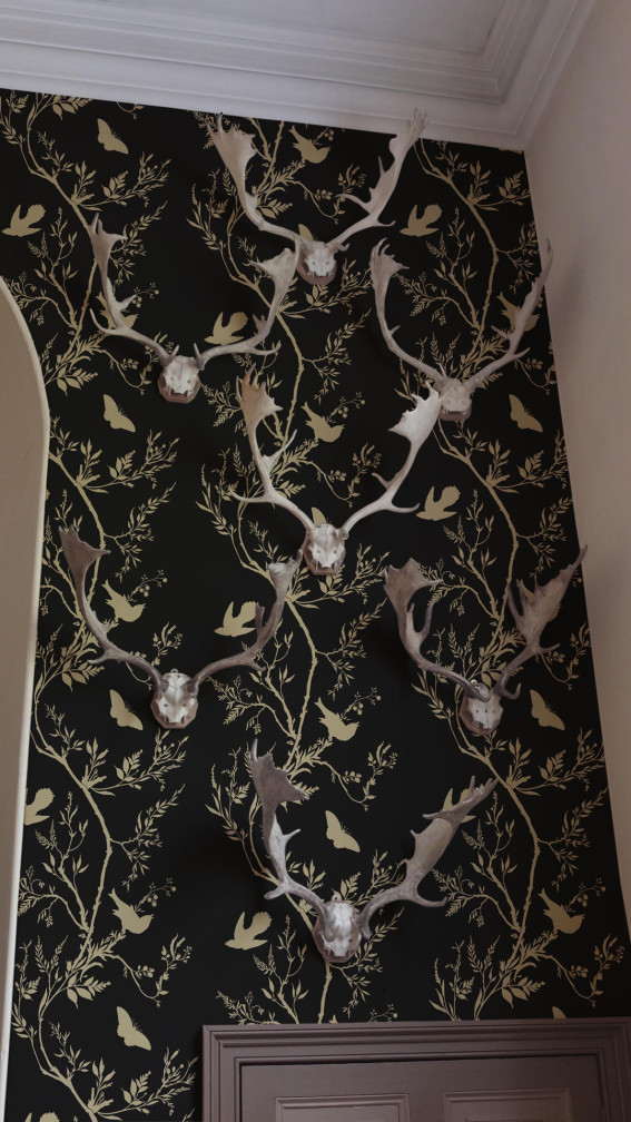 Birdbranch Stripe Wallpaper / image 2