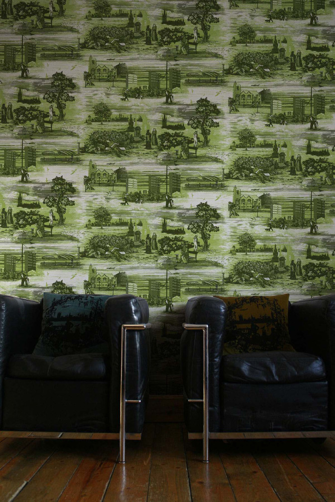 Glasgow Toile Wallpaper / image 5