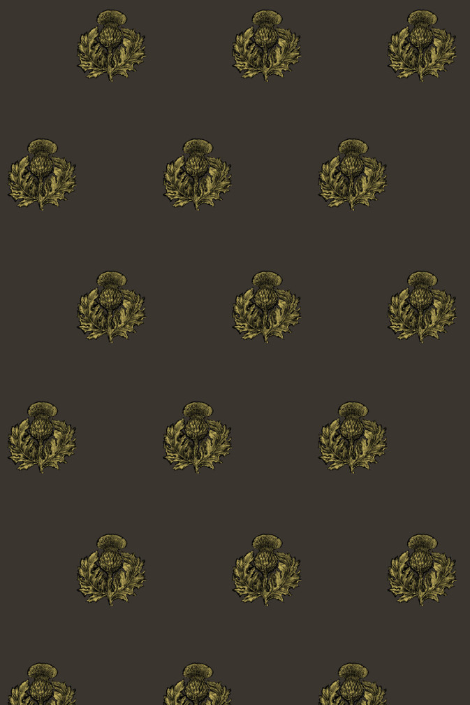 Little Thistle Velvet Fabric / image 1