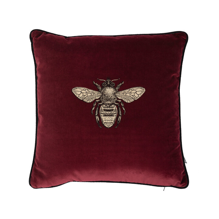 Honey Bee Velvet Cushion